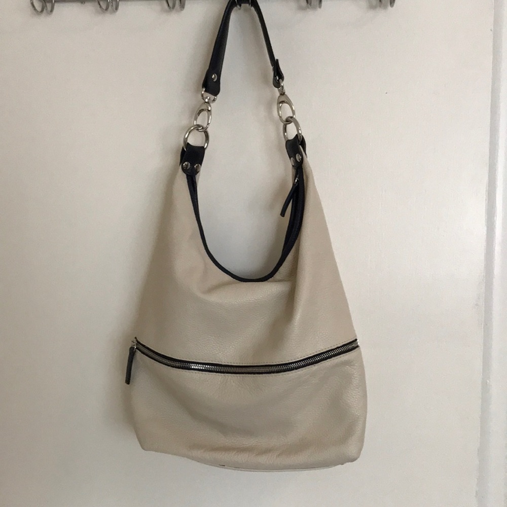 DONCASTER Italian Leather Hobo Handbag